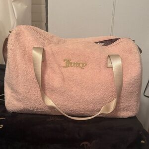 Juicy Couture Pink and Gold Travel Bag